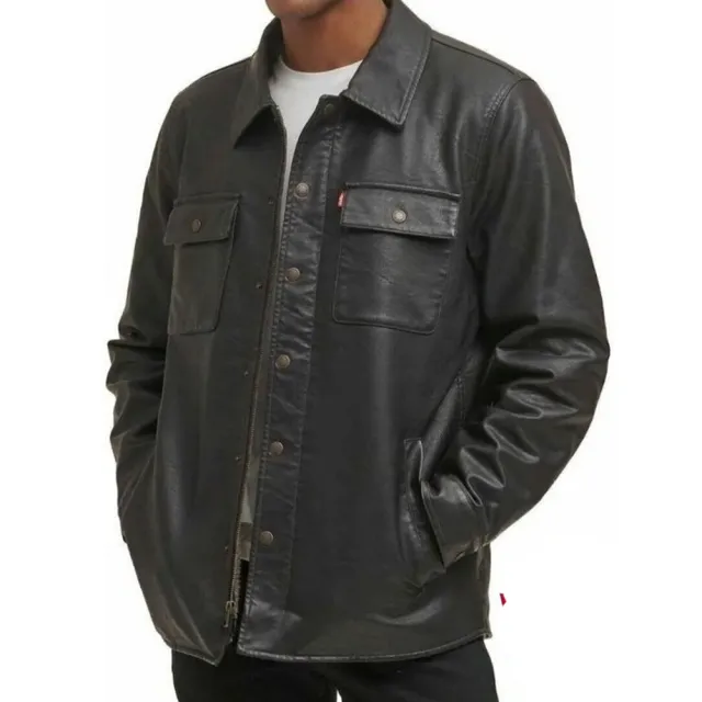 【LEVIS】男仿皮外套