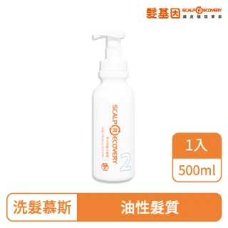 【髮基因】淨化洗髮水慕斯500ml(油性頭皮的日常清潔)