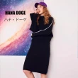 【HANA DOGE ハナ・ドーゲ】運動休閒風喇叭袖針織毛衣+包臀裙兩件組(超值套裝組)