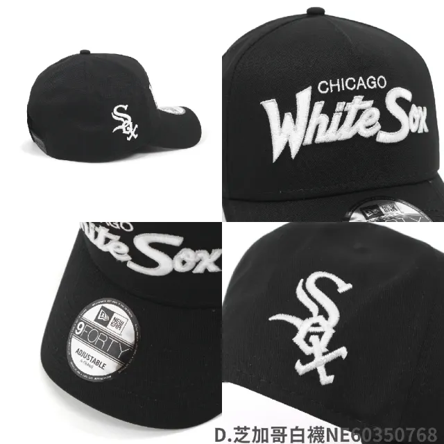 【NEW ERA】棒球帽 AF Script MLB NFL 940帽型 可調式帽圍 帽子 老帽 單一價(NE60350768)