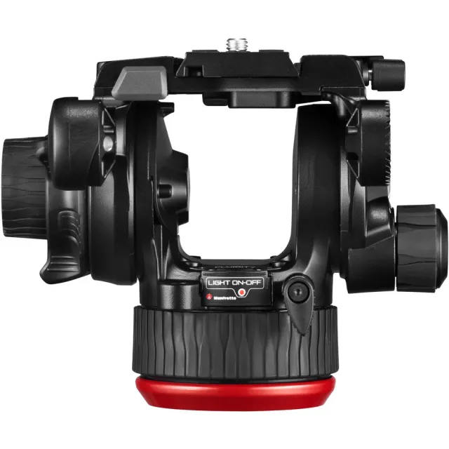 【Manfrotto 曼富圖】504X MVH504XAH 液壓攝錄兩用雲台(公司貨 油壓雲台 飛羽攝影 載重12公斤)