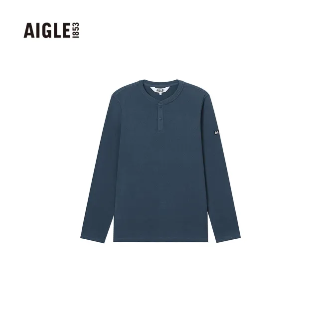 【AIGLE】男短刷毛保暖罩衫AG-3A117 三色(男上衣 P/T短刷毛 保暖上衣)