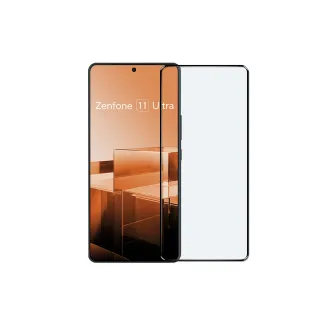 【MK馬克】ASUS Zenfone11 Ultra 高清防爆全滿版玻璃鋼化膜保護貼-黑色