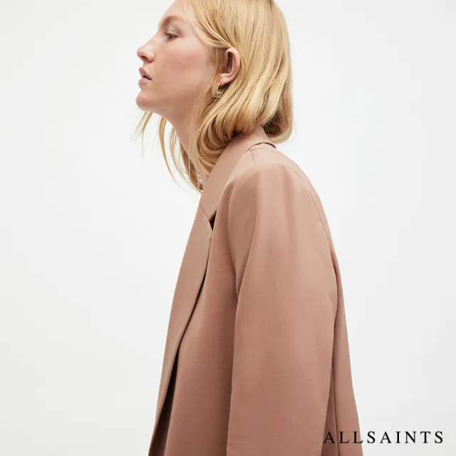 【ALLSAINTS】ALEIDA TRI 輕薄俐落開襟西裝外套 WT017Y(常規版型)