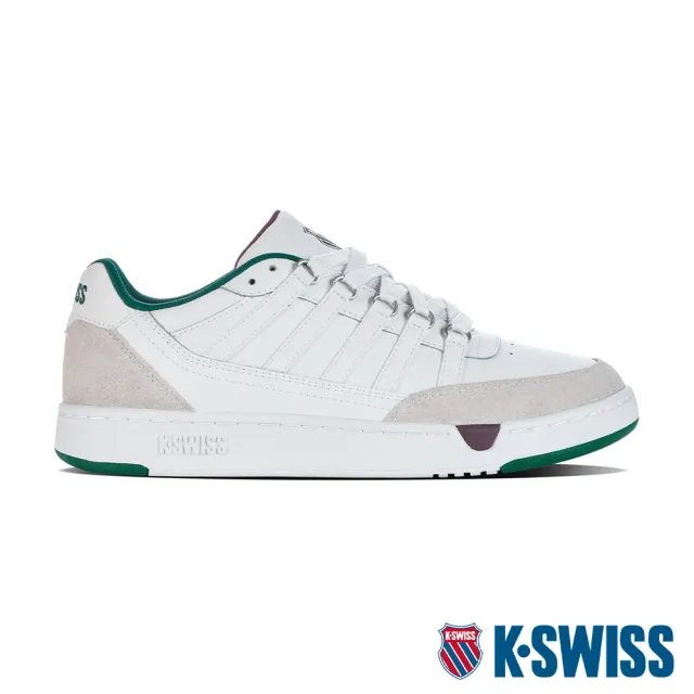 【K-SWISS】時尚運動鞋 Set Pro-男-白/綠(07933-934)