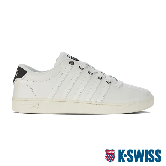 【K-SWISS】時尚運動鞋 Court Pro II CMF-男-白/黑(03629-198)