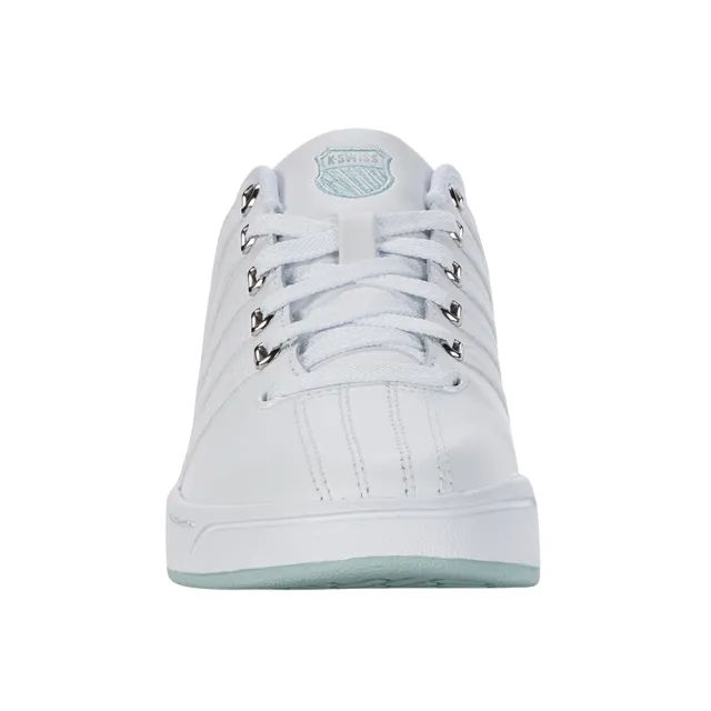 【K-SWISS】時尚運動鞋 Court Pro II CMF-女-白/粉綠(93629-994)