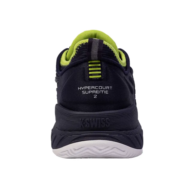 【K-SWISS】輕量進階網球鞋 Hypercourt Supreme 2-男-藍/萊姆綠(09071-494)