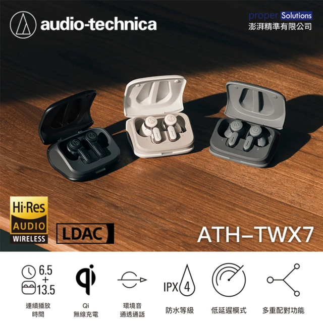 audio-technica 鐵三角 ATH-TWX7 真無