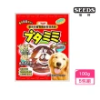 【Seeds 聖萊西】寵物機能管理食品-豬耳朵切條 100g*5包組(寵物零食)