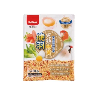 【PETBEST】健羽完熟蛋黃蔬菜栗 500g/包(鳥飼料)