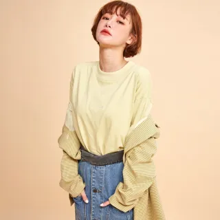 【NEW BALANCE】NB 圓領刺繡LOGO短袖上衣_男性_薑黃色_AMT33560MRO(亞版 版型正常)