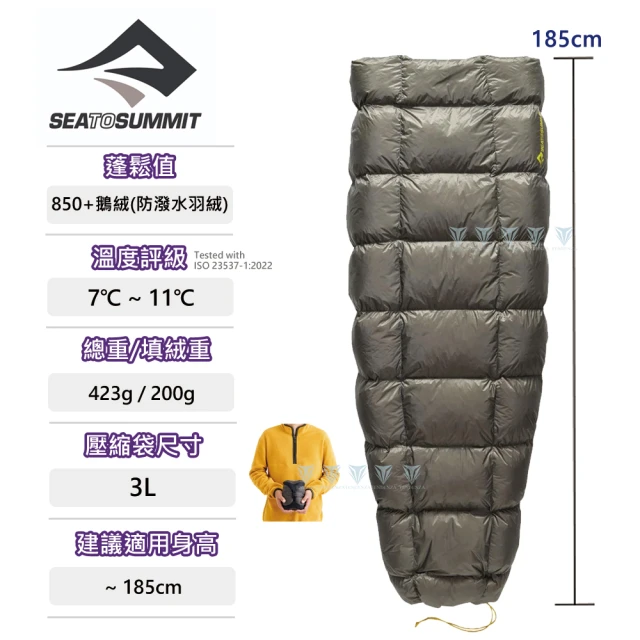 SEA TO SUMMIT Spark -1 極輕暖鵝絨睡袋