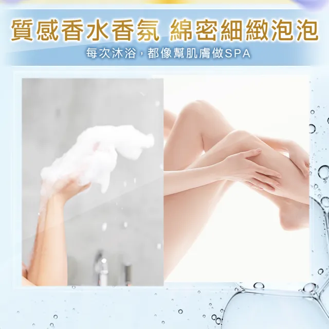 【Farcent法頌】香水白泥淨化沐浴乳/沐浴露補充包 650g(白麝香/藍鈴白桃)