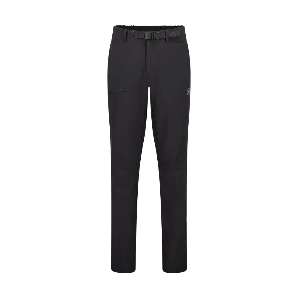 【Mammut 長毛象】Aegility Pants AF Men 日系機能舒適防潑水長褲 黑色 男款 #1022-02220