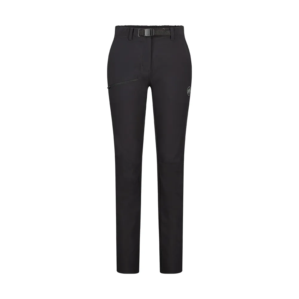 【Mammut 長毛象】Aegility Pants AF Women 日系機能舒適防潑水長褲 黑色 女款 #1022-02240