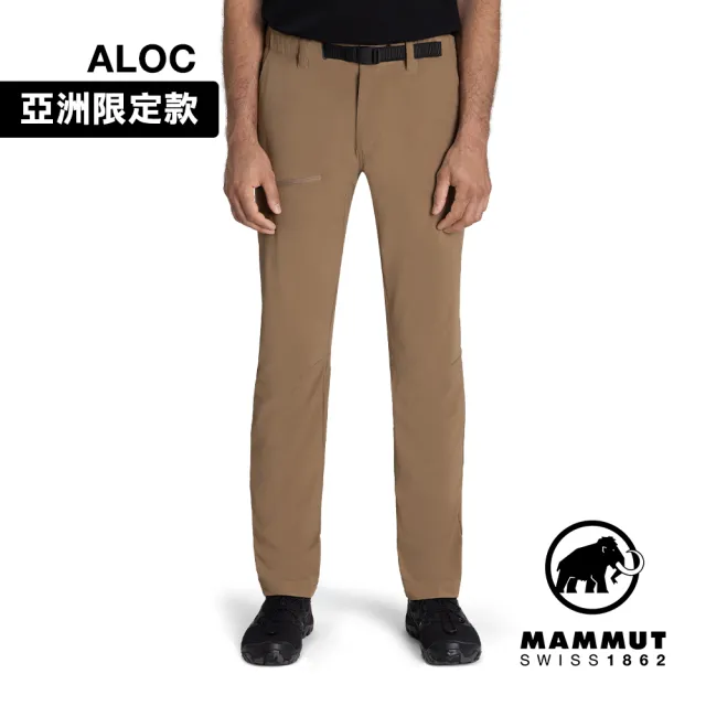 【Mammut 長毛象】Aegility Pants AF Men 日系機能舒適防潑水長褲 深沙褐 男款 #1022-02220