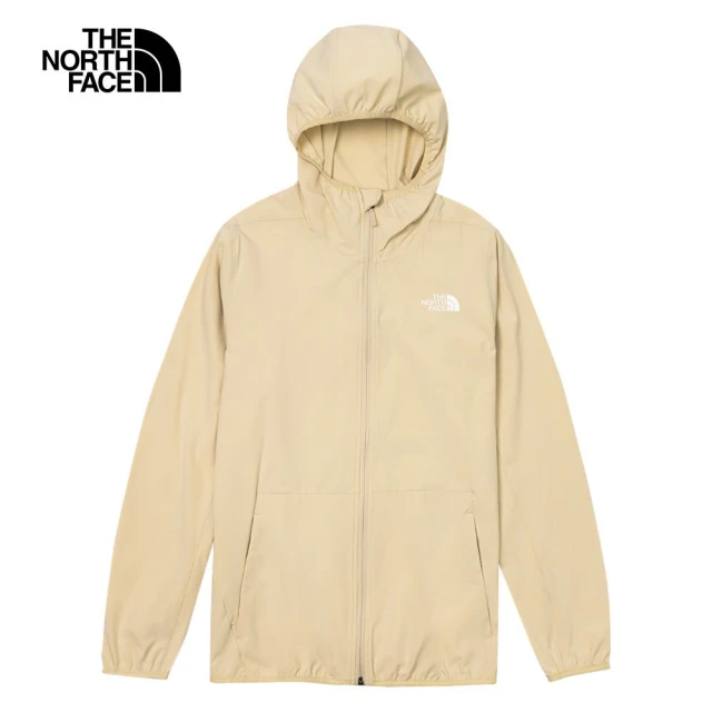 The North Face TNF 風衣外套 防潑水防曬連帽 M NEW ZEPHYR WIND JACKET - AP 男 卡其(NF0A7WCY3X4)