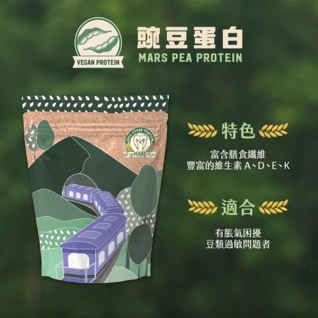 【MARS 戰神】VEGAN 豌豆蛋白(原味/33.3份)2入