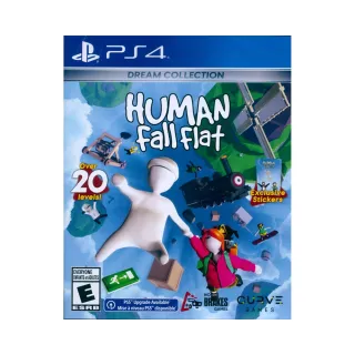【SONY 索尼】PS4 人類:一敗塗地夢想集 Human Fall Flat 人類 : 跌落夢境(中英日文美版 可免費升級PS5版本)