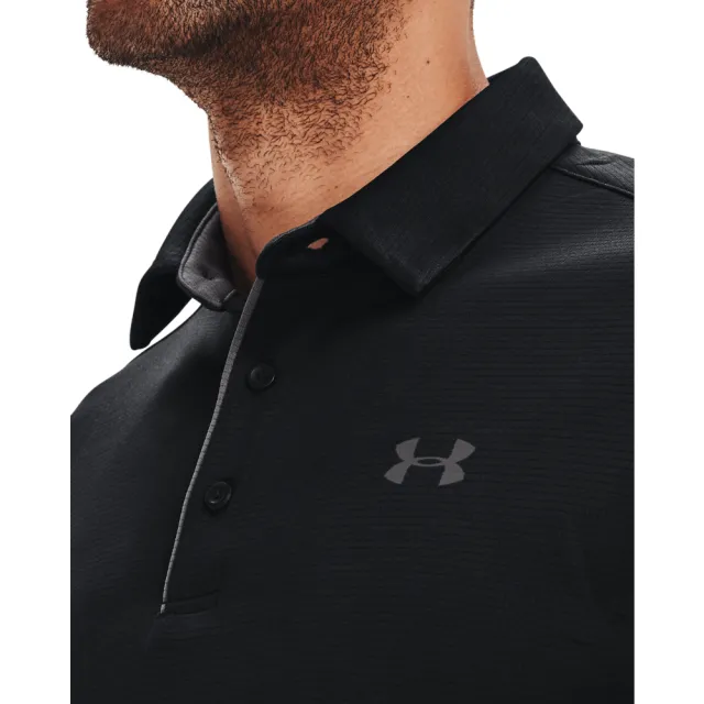 【UNDER ARMOUR】UA 男 Tech 短POLO_1290140-001(黑色)