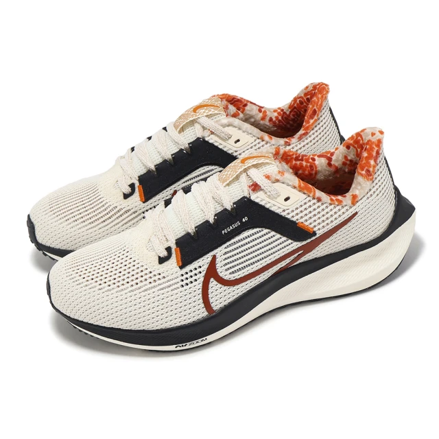 NIKE 耐吉 慢跑鞋 Wmns Air Zoom Pegasus 40 PRM 女鞋 米白 小飛馬 水彩 運動鞋(FN3477-100)
