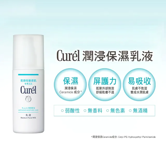 【Curel 珂潤官方直營】潤浸保濕乳液1+1組(120ml*2)