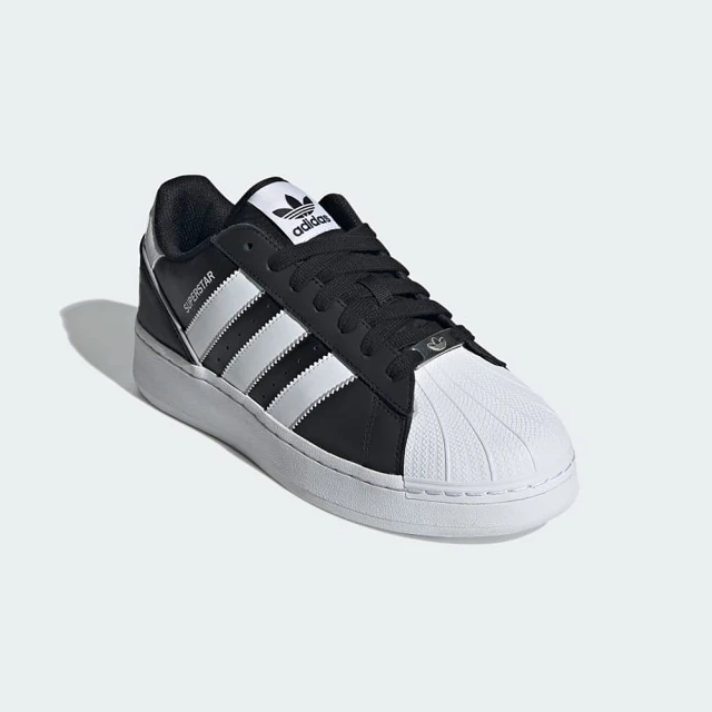 adidas 愛迪達adidas 愛迪達 休閒鞋 男鞋 運動鞋 三葉草 SUPERSTAR XLG T 黑白 IE0759