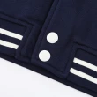 【GAP】男童裝 Logo小熊印花立領棒球外套-海軍藍(890309)