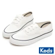 【Keds】品牌熱賣帆布休閒小白鞋-多款選(MOMO特談價)