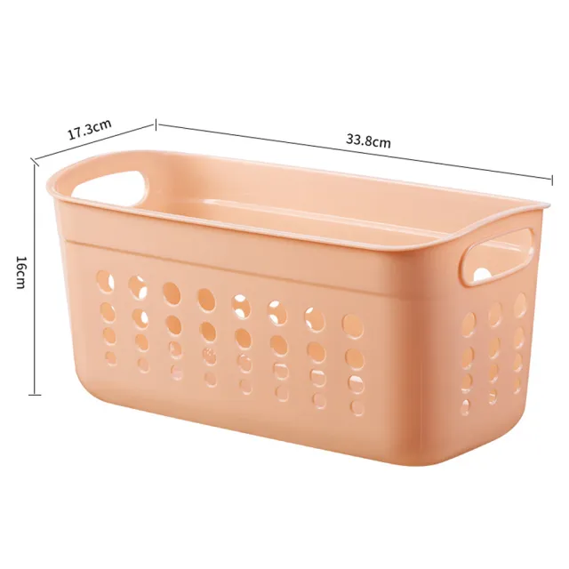 【WE CHAMP】無印風置物收納籃-中(置物籃 收納籃 文具收納 玩具收納 收納 衣物收納)