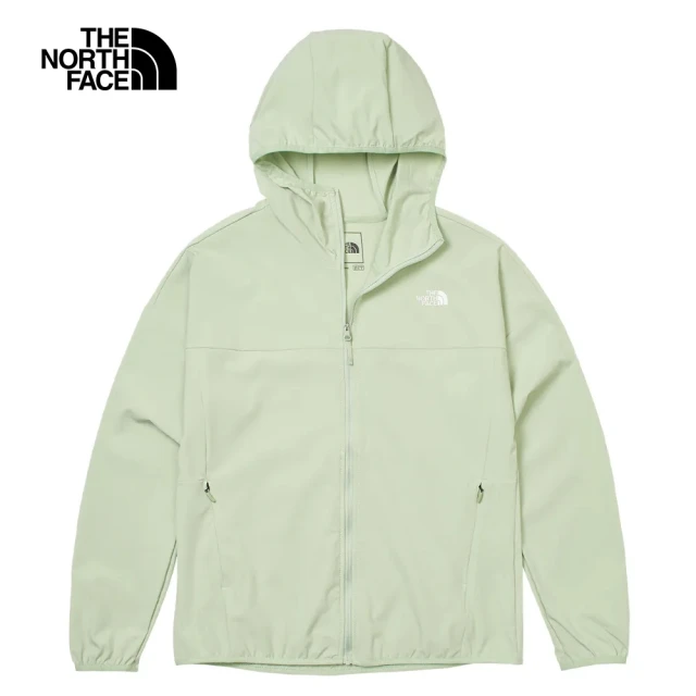 The North Face TNF 風衣外套 防潑水防曬連帽 W NEW ZEPHYR WIND JACKET - AP 女 綠(NF0A7WCPI0G)