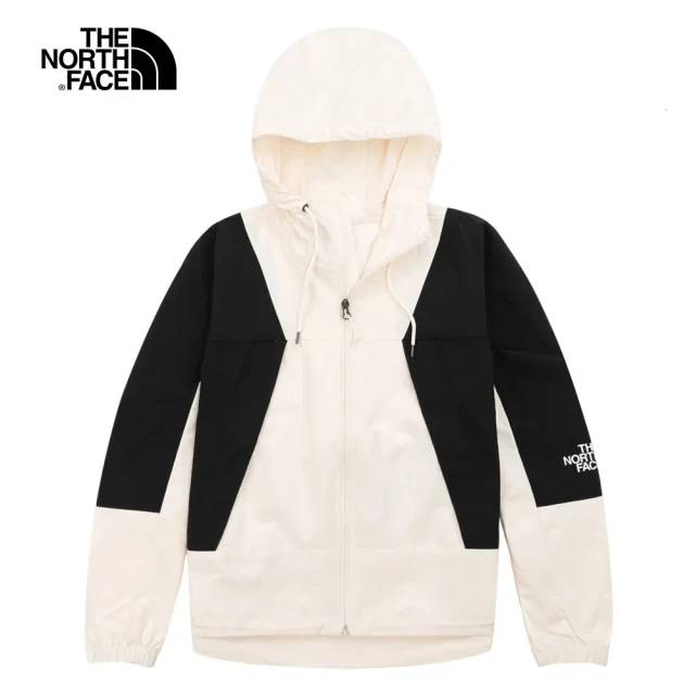 The North Face TNF 風衣外套 防風 防潑水 W PERIL WIND JACKET - AP 女 米白(NF0A5K16N3N)