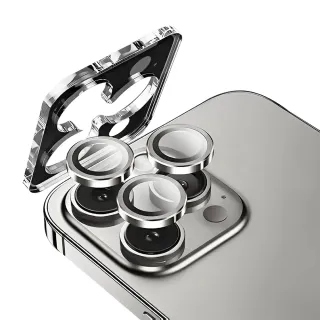 【CityBoss】iPhone 15/14/13/12/11/Pro Max 鷹眼鋁合金鏡頭貼 秒貼鏡頭圈 鋁合金框+玻璃(帶貼膜神器)