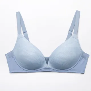 【Wacoal 華歌爾】無鋼圈自由美 B:M-3L罩杯內衣 VBB253CD(澗水藍)