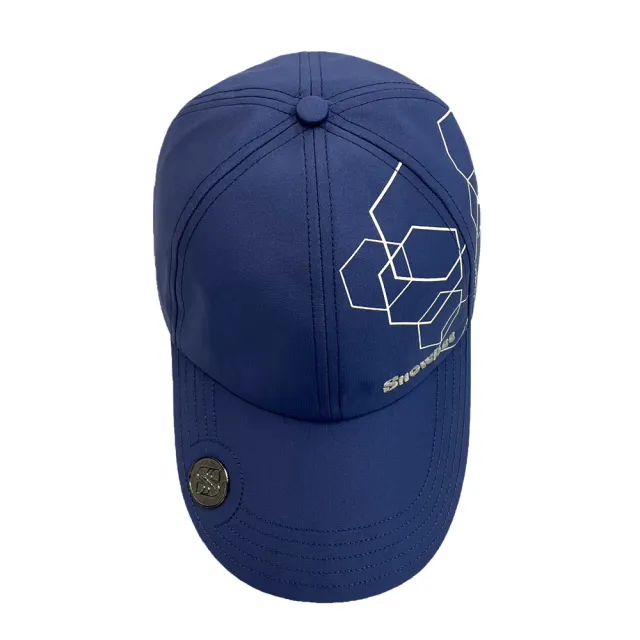 【Snowbee 司諾比】時尚高爾夫球帽含磁力球標(BALL MARKER 功能性可調節鴨舌帽 運動 遮陽 吸汗)