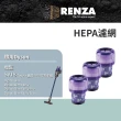 【RENZA】適用 Dyson 戴森 吸塵器 SV18 HEPA濾網 3入組(替代 970612-01 集塵濾網)