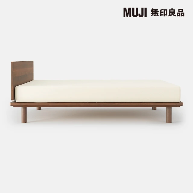 MUJI 無印良品 高密度獨立筒翻身型床墊/D 約寬142*