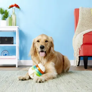 【JW】3段式益智漏食不倒翁-小(犬/狗玩具/調整難易度/漏食玩具/方便清洗)