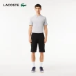 【LACOSTE】男裝-彈性棉質混紡短褲(黑色)