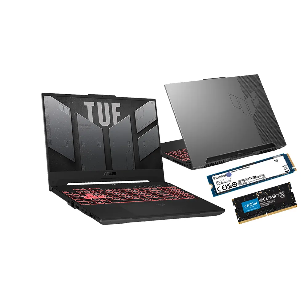 【ASUS】升級1TB+16G組★ 15.6吋 R5 RTX4050電競筆電(TUF Gaming FA507NU/R5-7535HS/16G/512G SSD)