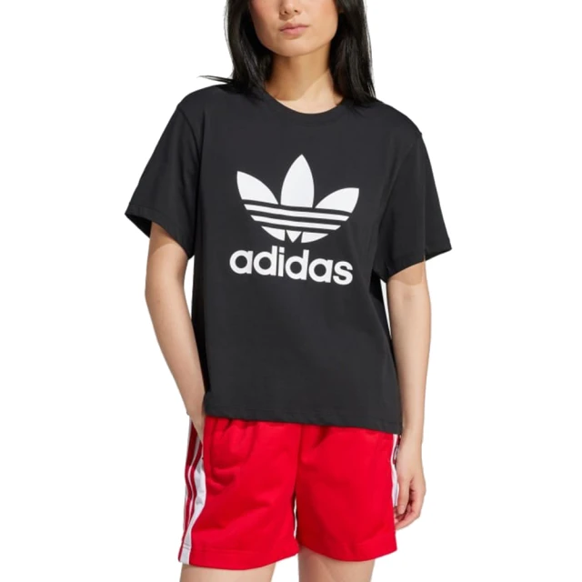 adidas 愛迪達 圓領短袖T恤 TRFL TEE BOXY 女 - IU2422