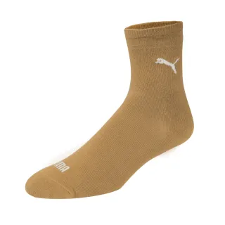 【PUMA】長襪 Fashion Ankle Socks 男女襪 咖啡棕 台灣製 休閒 襪子(BB1261-07)