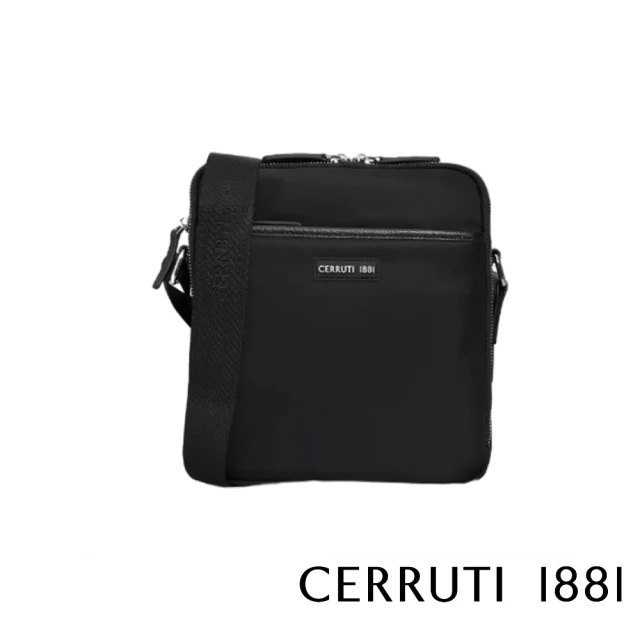 Cerruti 1881Cerruti 1881 頂級義大利肩背包斜背包(黑色 CEBO06669N)