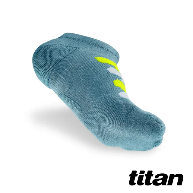 【titan 太肯】功能慢跑襪-DNA 踝型 尼羅藍(備戰馬拉松首選！運動機能防護)
