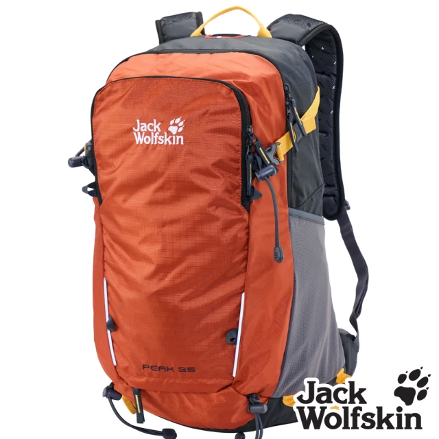 Jack wolfskin 飛狼 Peak 35L 登山背包 健行背包(磚瓦紅)