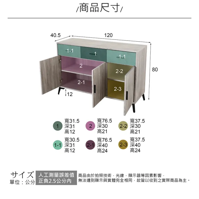【日安家居】MIT朵拉4尺餐櫃下座/二色(免組裝/木心板/廚房櫃/收納櫃)