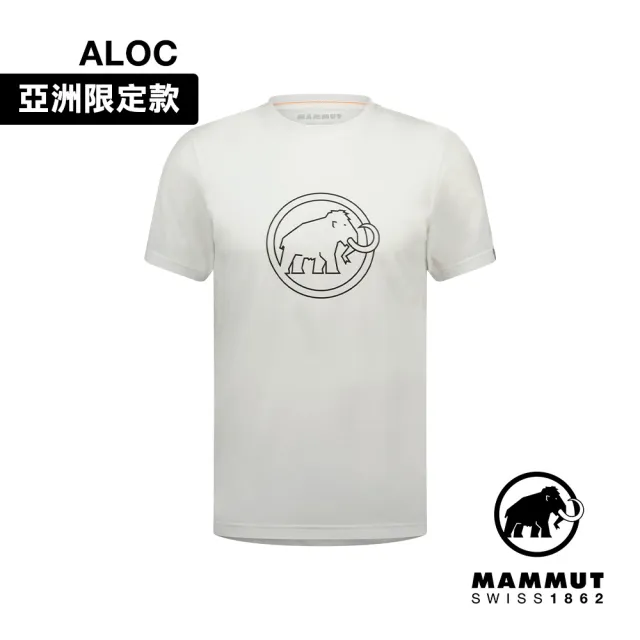 【Mammut 長毛象】QD Logo Print T-Shirt AF Men 快乾LOGO短袖T恤 男款 白PRT4 #1017-02012-00541