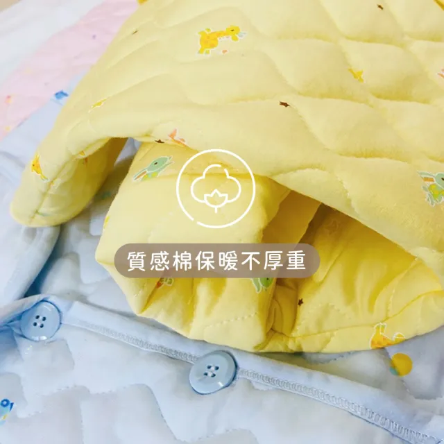 【Oluna 歐露娜】雙園小童暖長袖睡袍 24號 寶寶睡袍 寶寶和服 寶寶防踢被 幼童睡袍 兒童睡袍