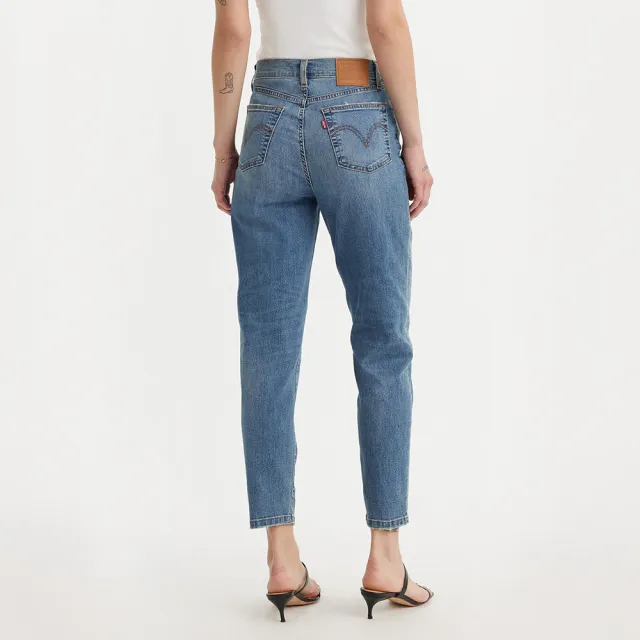 【LEVIS 官方旗艦】女款涼感高腰男友褲 Performance Cool 人氣新品 85873-0131